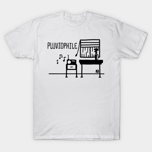 Pluviophile - Rain Lover T-Shirt by Ynormal